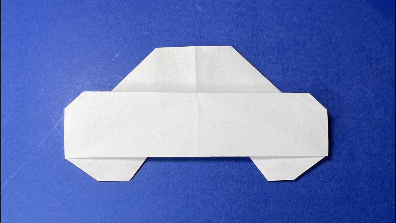 Coche de Origami | Cómo hacer un Carro de Papel