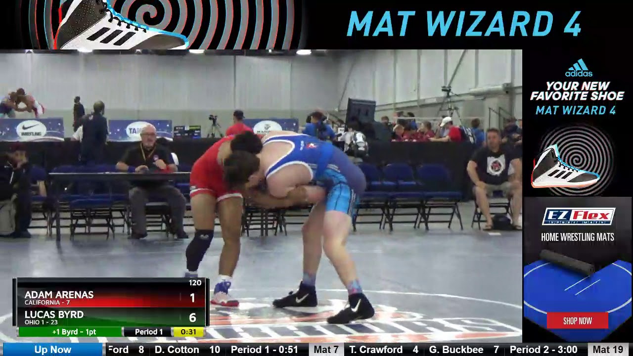 Mat 10 120 Adam Arenas California Vs Lucas Byrd Ohio 1