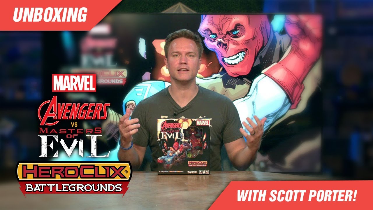 Marvel HeroClix Battlegrounds: Avengers vs Masters of Evil Unboxing Special