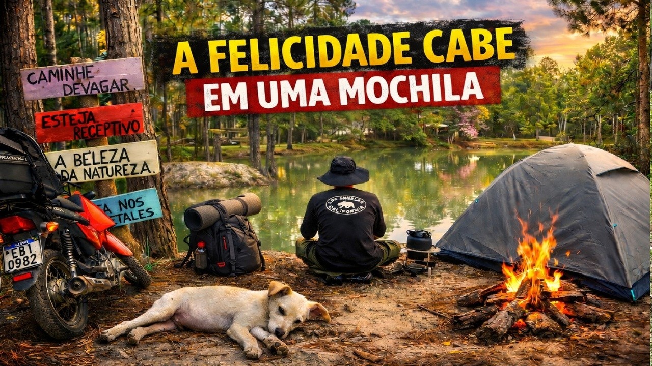 FUI ACAMPAR SOZINHO… uma experiência  unica