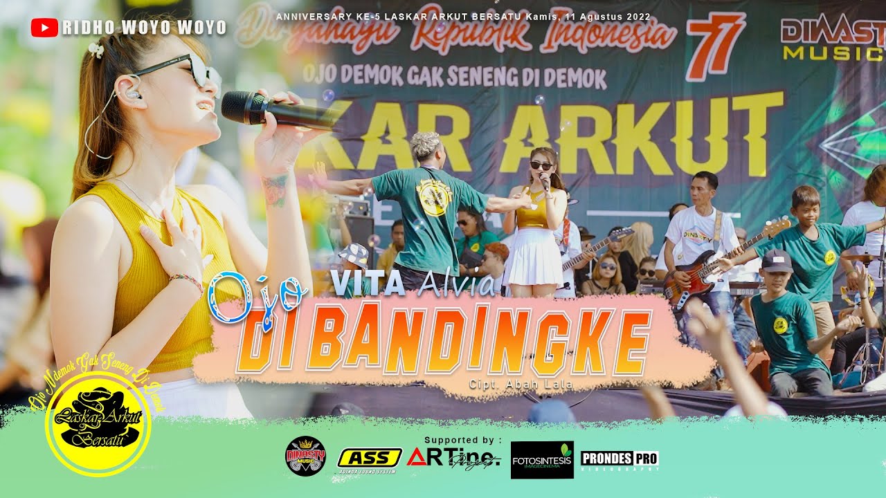 VITA ALVIA Ft. SUNAN KEDANG - OJO DI BANDINGKE || DINASTY MUSIC ( LIVE PEMUDA ARKUT )
