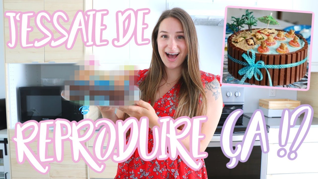J'ESSAIE DE REPRODUIRE UN GÂTEAU DE PLAGE | Amélie Barbeau