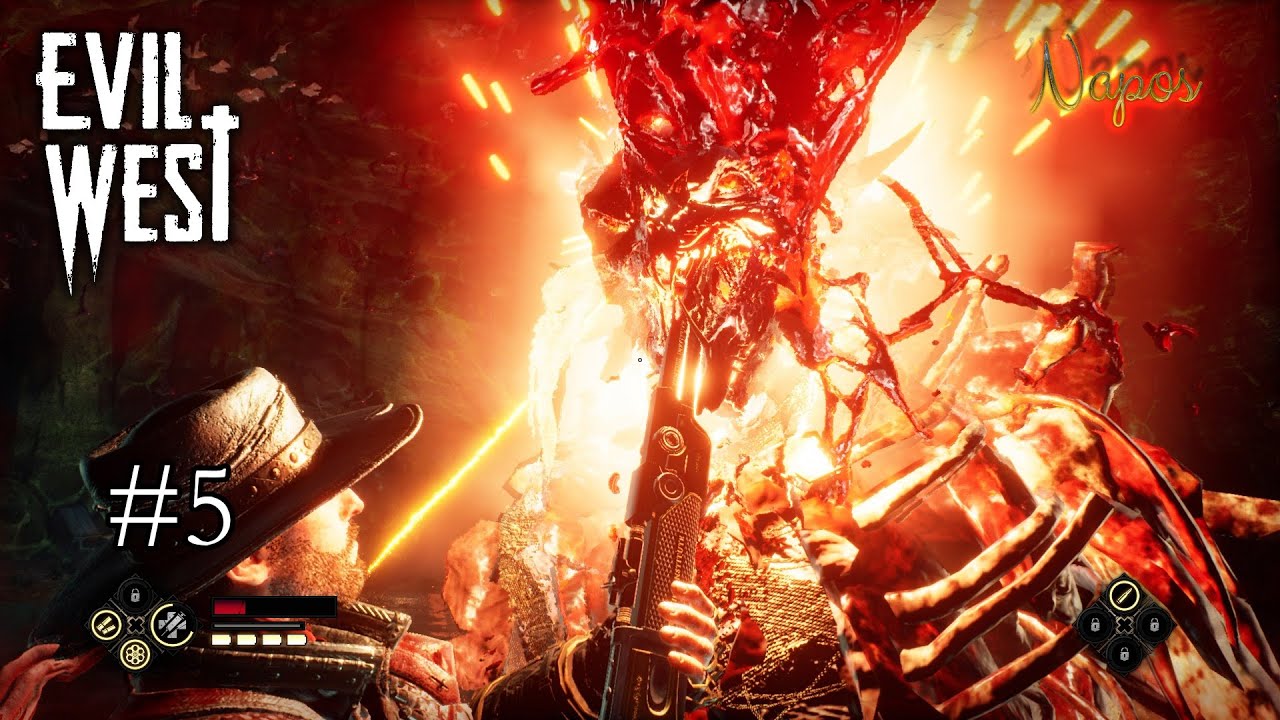 Boss fights against a Vampire Highborn & the Gowrow | Evil West - Episode 5