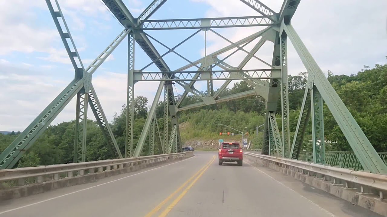 Driving from Pittston to Scranton, Pennsylvania
