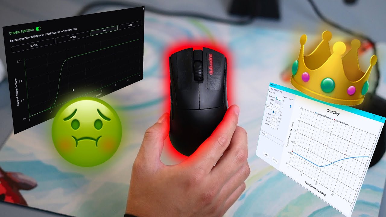 Razer Deathadder v3 HyperSpeed/Dynamic Sensitivity Review (vs. rawaccel)