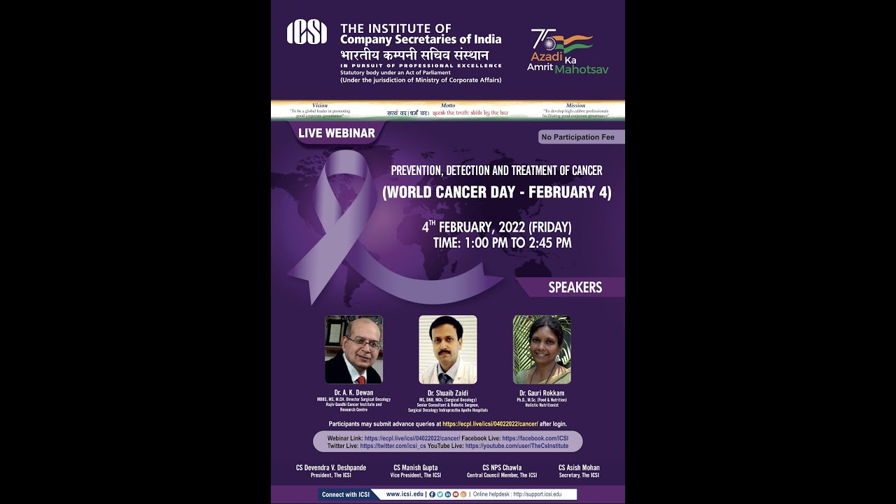 Live Webinar on 