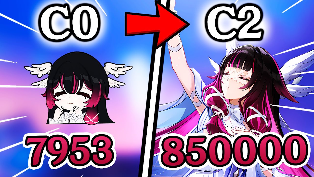 🌙 Comparé COLUMBINA C0 vs C2... y NO lo puedo creer 😱 | Genshin Impact