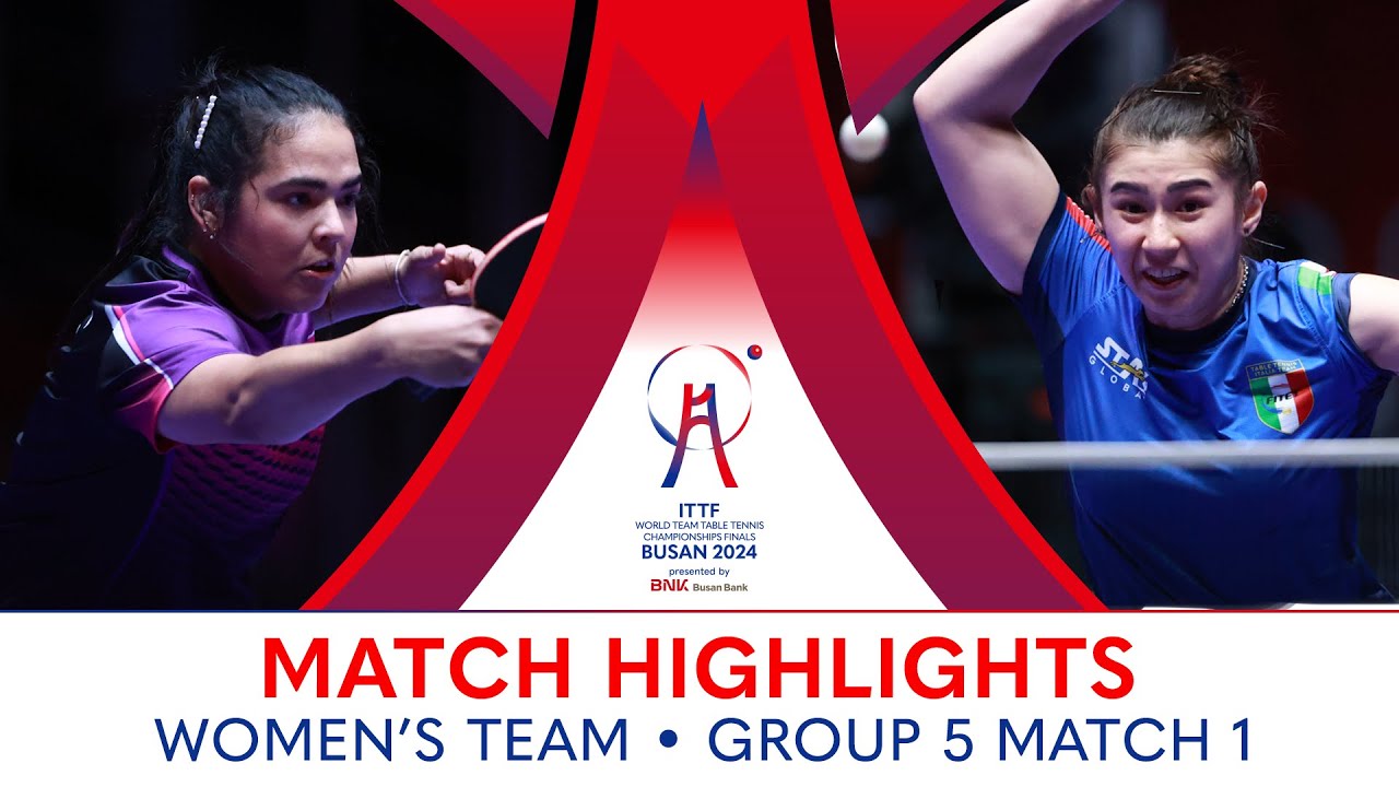 Adriana Diaz (PUR) vs Gaia Monfardini (ITA) | WT G5 - Match 1 | #ITTFWorlds2024