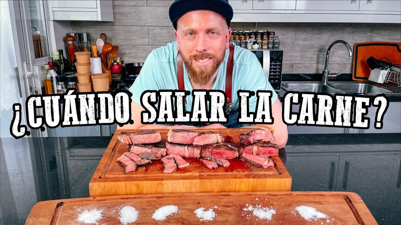 ¿Cuándo Salar la Carne? Experimentando todo sobre la Sal | Slucook