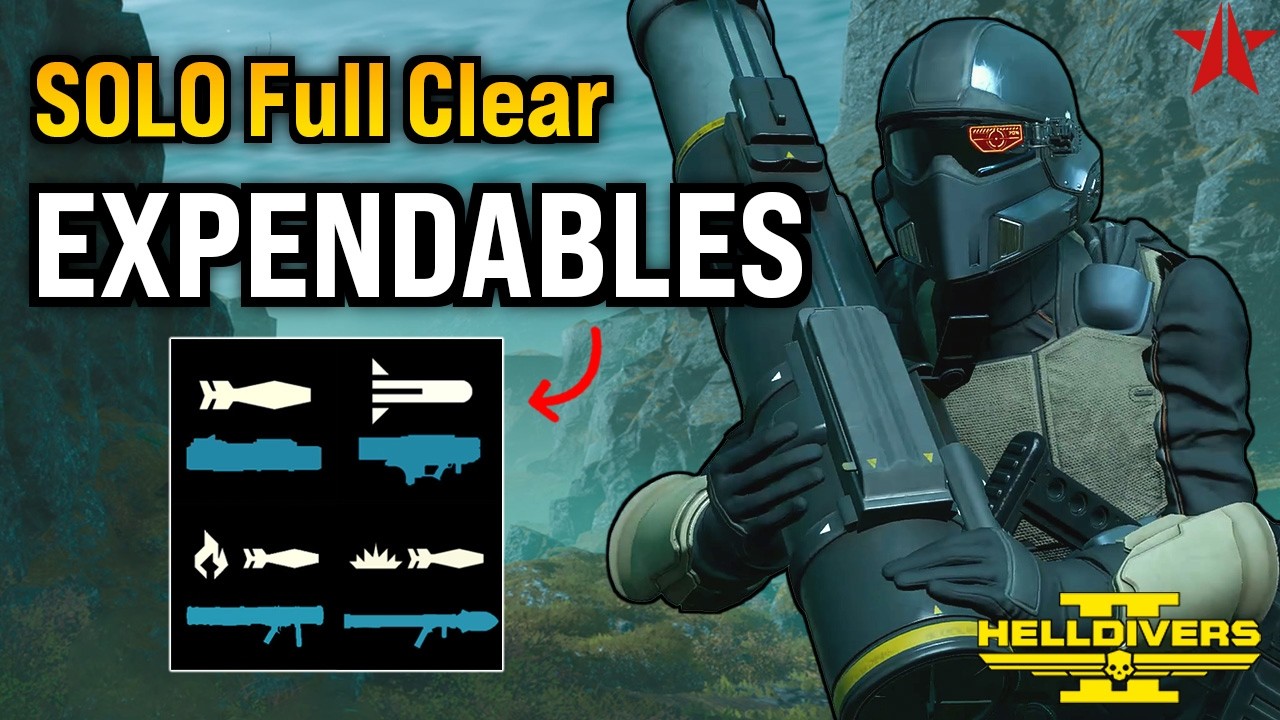 Helldivers 2 - All Expendables LOADOUT, Super Helldive, (SOLO full clear)