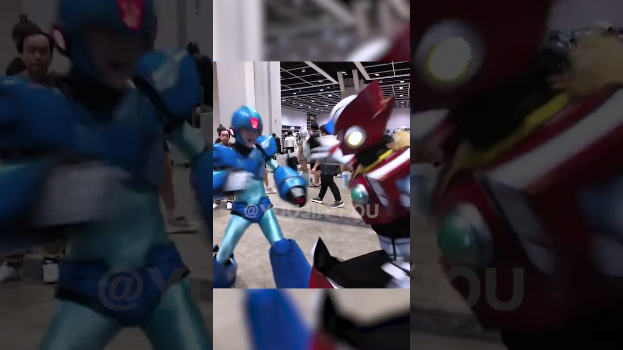 Megaman X & Zero Cosplay Fight🔥🔥🔥 #ACGHK2025