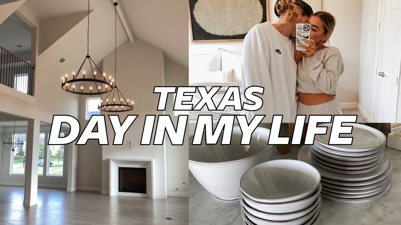 VLOG: $600K Texas House Tour, Our New Dishes, update on my Quarantine Feelings | Julia and Hunter