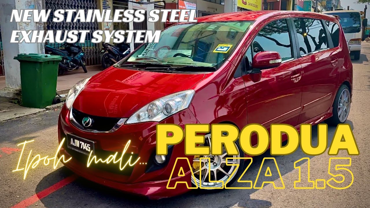 New Full SS Exhaust System (Ipoh Mali) PERODUA ALZA 1.5