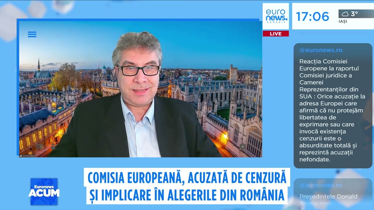 Corneliu Bjola: „E o bătălie pe suveranitatea digitală”. Comisia Europeană, acuzată de cenzură