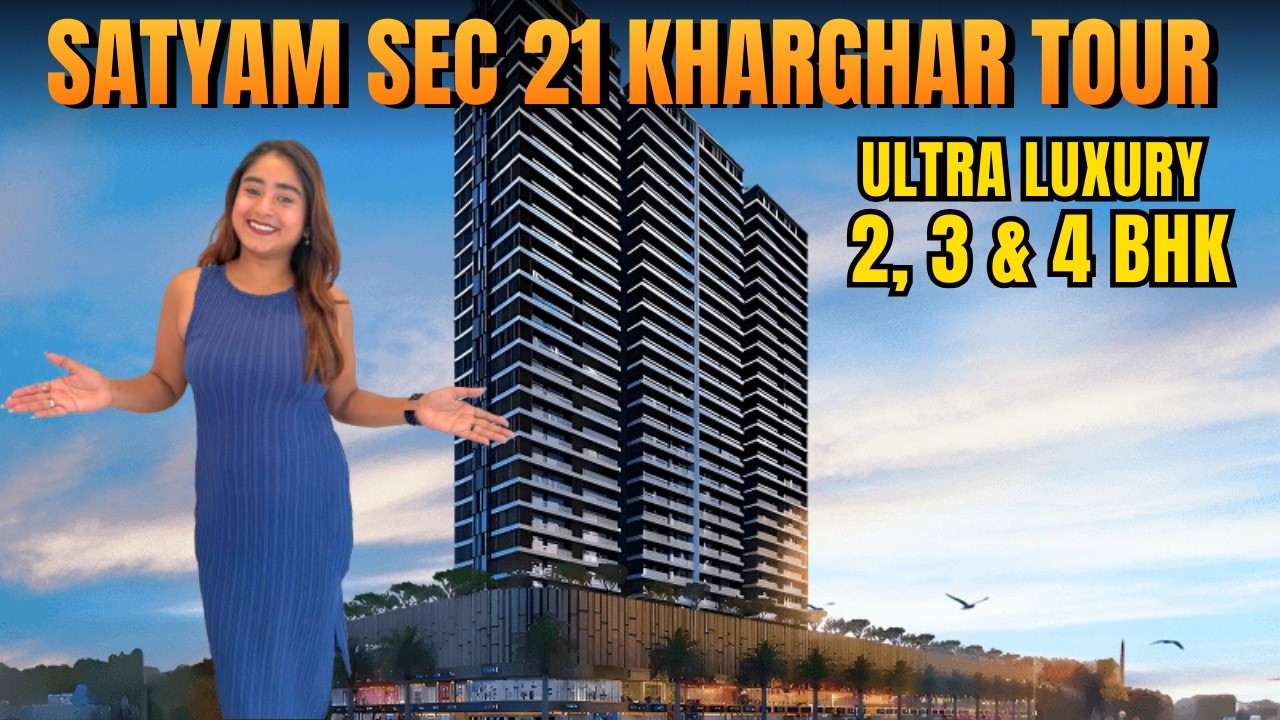 Satyam Show Stopper Kharghar  Luxury 2, 3 & 4 BHK | Full Project Tour | Price & Review