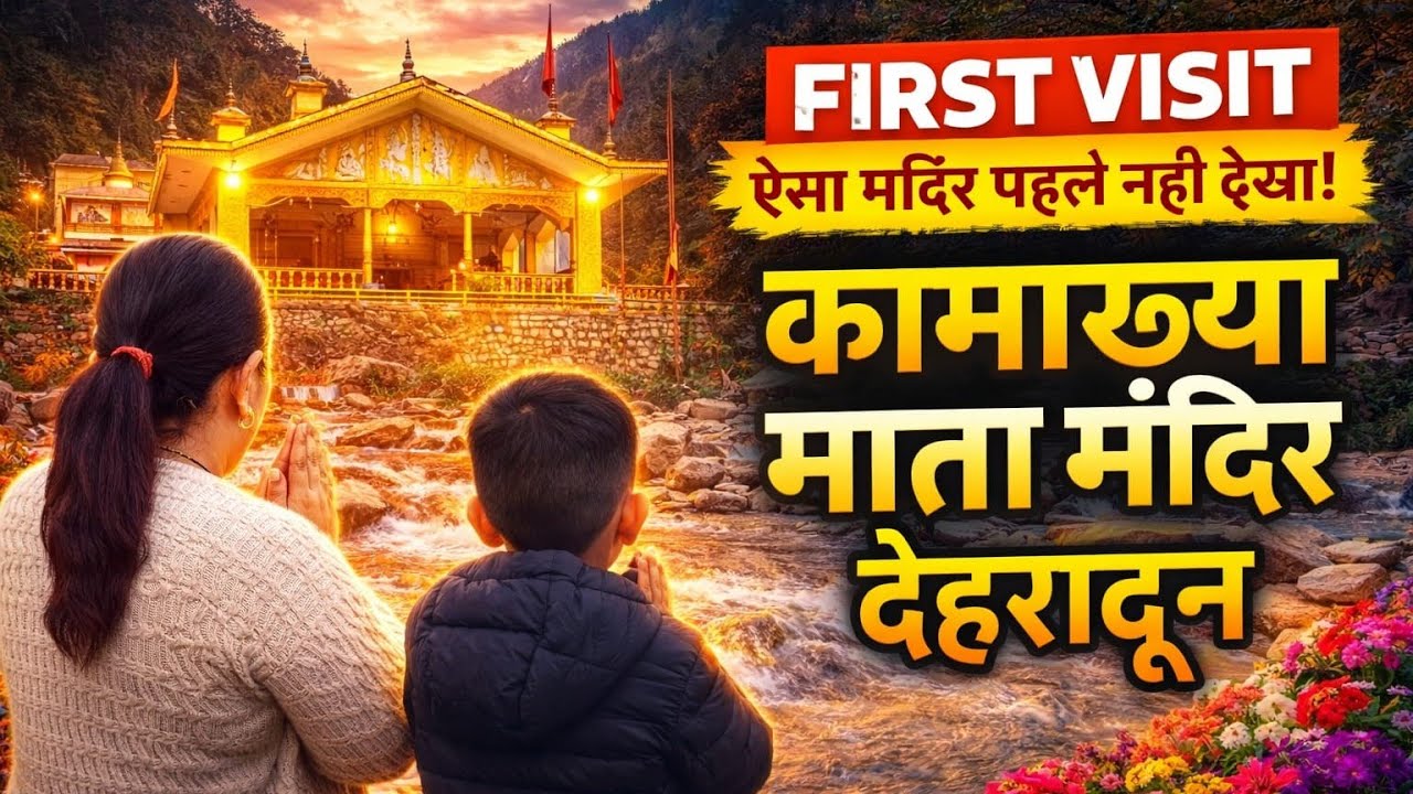 “पहली बार देहरादून माँ कामाख्या के दरबार में — आदी की पत्थर वाली मस्ती”🙏