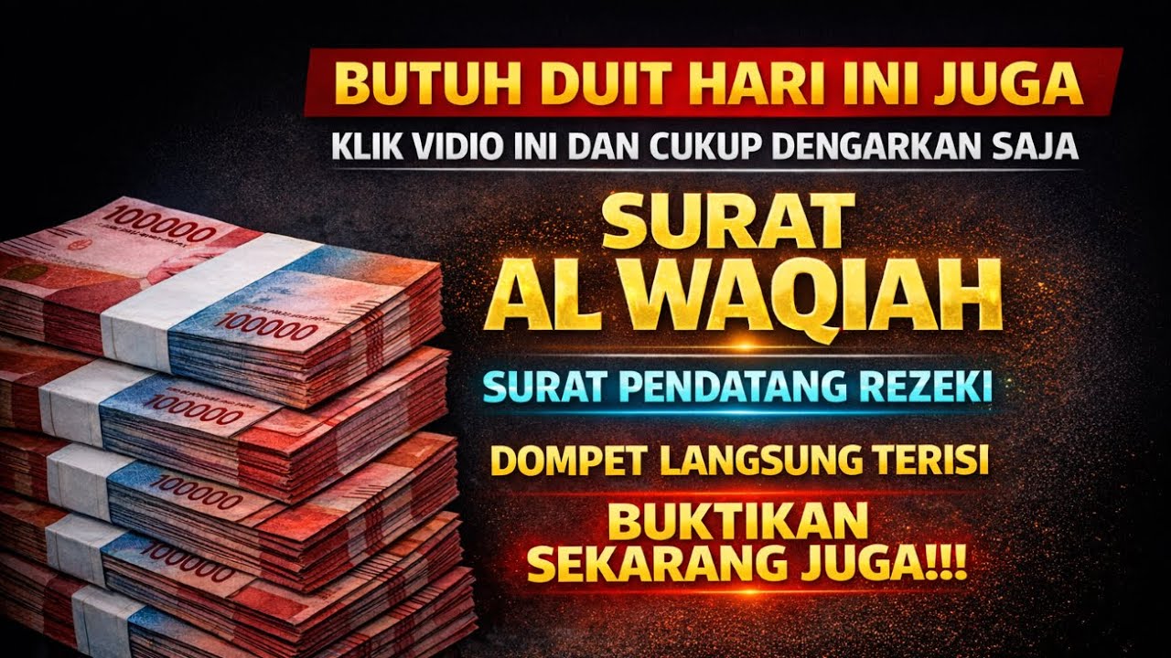 KEPEPET DUIT? JANGAN SKIP! Banyak Menangis Setelah Amalkan Ini, Rezeki Datang Tak Disangka