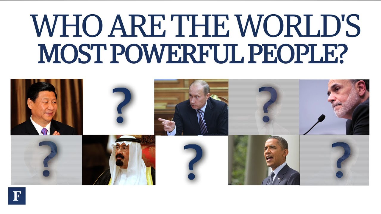 Top 10 Countdown of the World's Most Powerful People 2013 | Forbes
