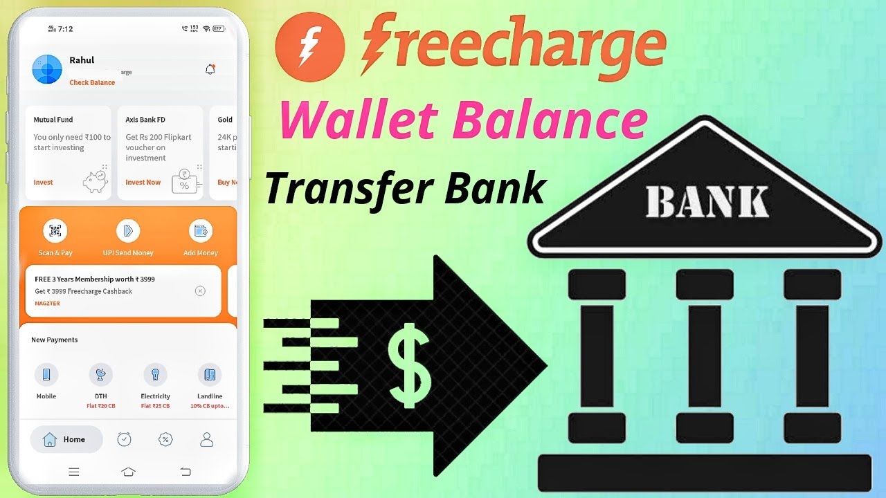 Freecharge Wallet Balance Transfer Your Bank Account