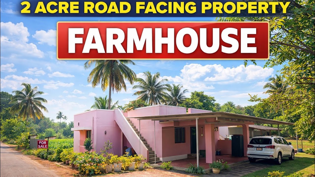 2 ஏக்கர் ❤️‍🔥தென்னந்தோப்பு🌴 பண்ணை வீடுடன் 🏡தார் ரோடு மேல் விற்பனைக்கு பொள்ளாச்சி📍 பகுதியில்