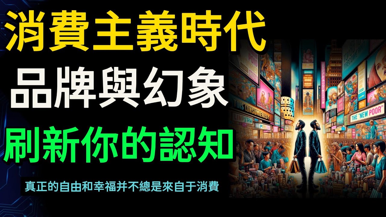 消費主義時代：品牌與幻象塑造我們的世界 | 看完刷新你的認知【財之道】#富人思維 #消費主義 #財之道 #目標設定 #財商 #賺錢 #窮人思維 #財商知識 #馬斯克   @財之道