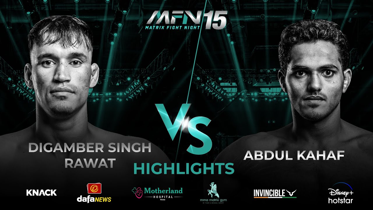 Digamber Singh Rawat vs Abdul Kahaf I MFN 15 I Fight Highlights