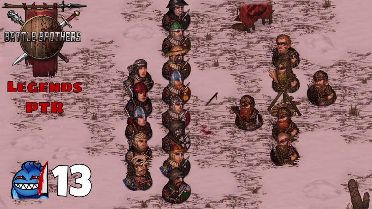 Battle Brothers Legends PTR Mod - Necromancers -  Ep 13 Camp Burning!