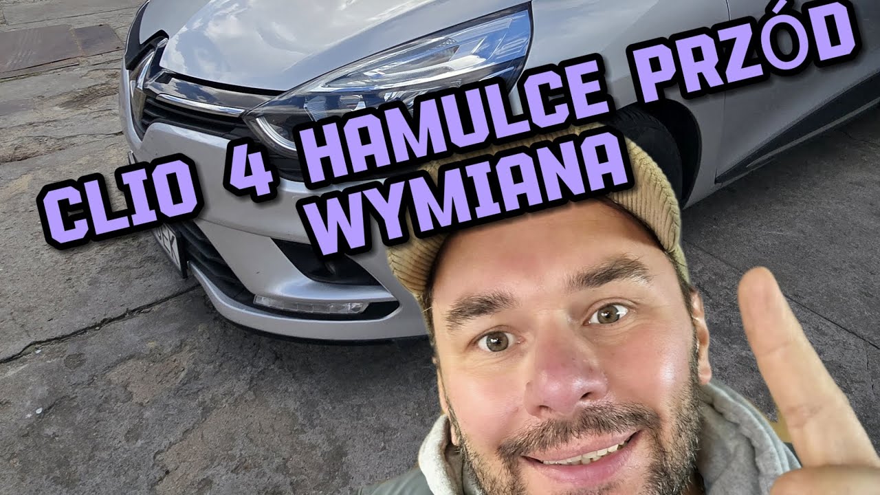 Clio 4 wymiana klocków i tarcz hamulcowych przód #tutorial 