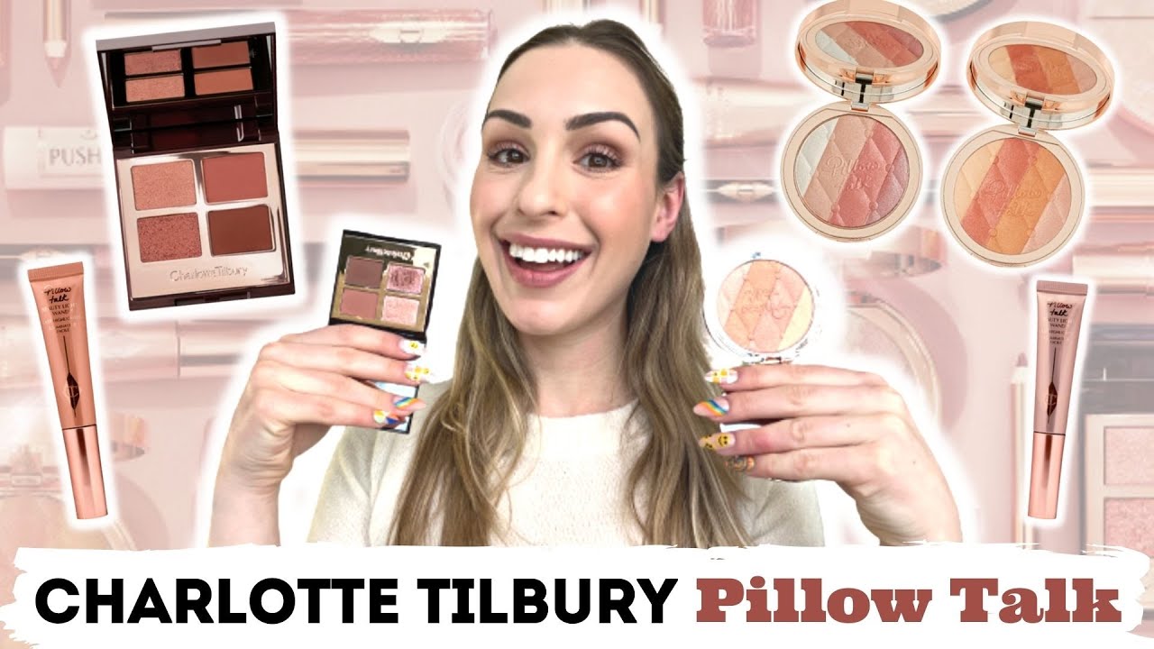 ✨CHARLOTTE TILBURY PILLOW TALK MULTIGLOW HIGHLIGHTERS✨ // Pillow Talk Dreams Quad, Beauty Light Wand