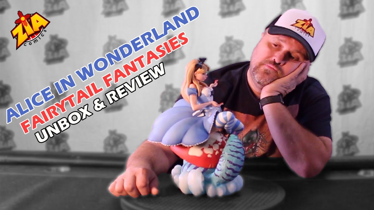 J Scott Campbell Alice in Wonderland Fairytail Fantasies statue unbox and review