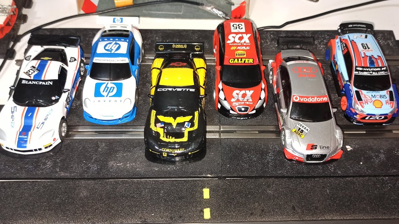 empezando con los scalextric 1/43 🏁🏁🏁👍👍🏎