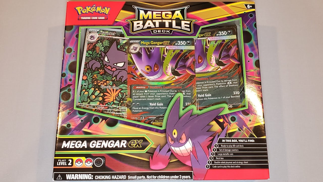 Pokémon Mega Battle Deck Mega Gengar ex Opening