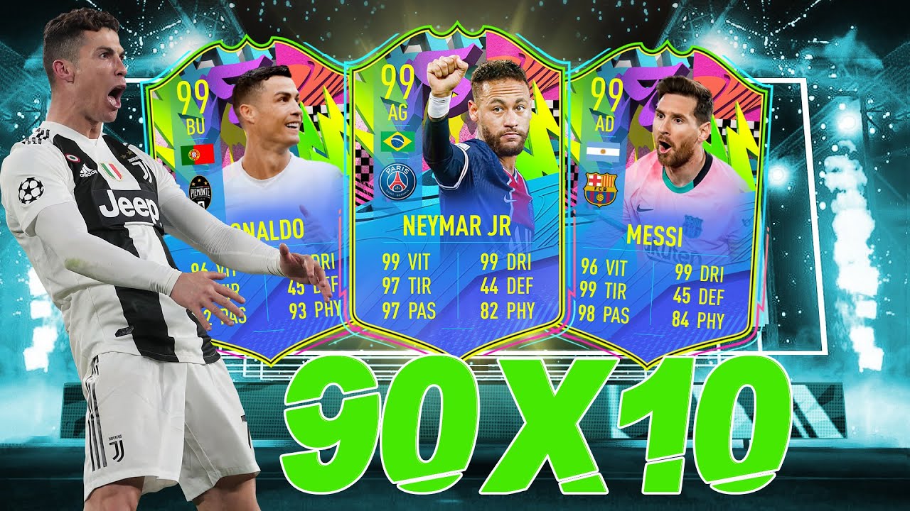 FIFA 21 J'OUVRE MON PACK 90X10