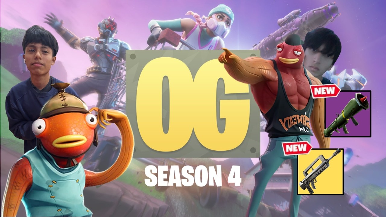We Played OG Fortnite & Won With The GUIDED MISSILE! 😂 (OG Fortnite Duos Victory)