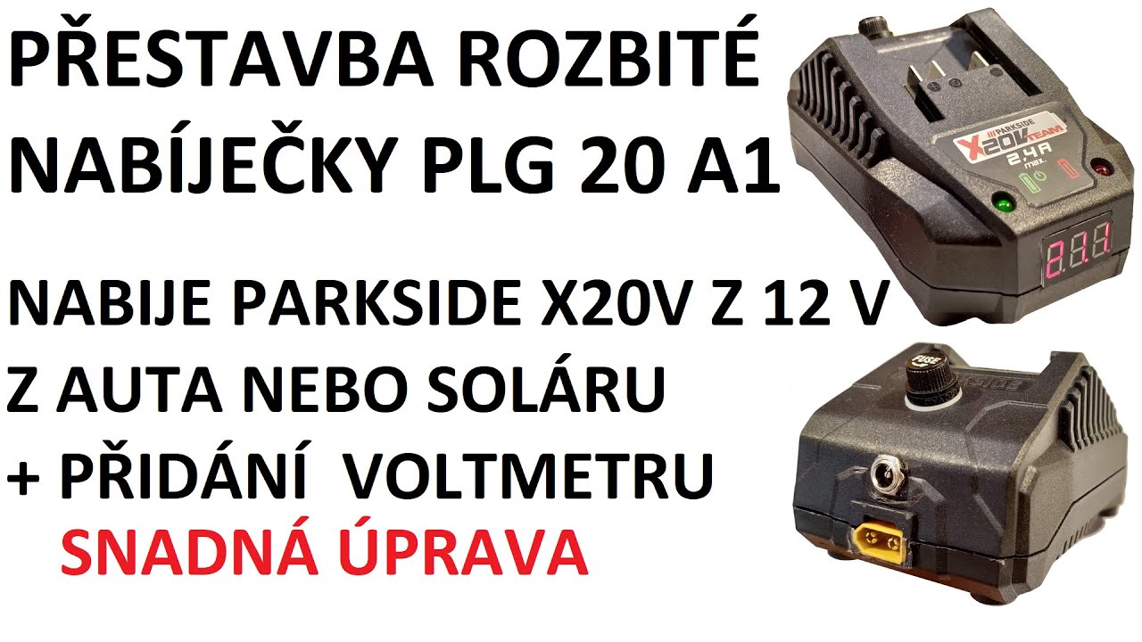 Parkside Autonabíječka v2.0