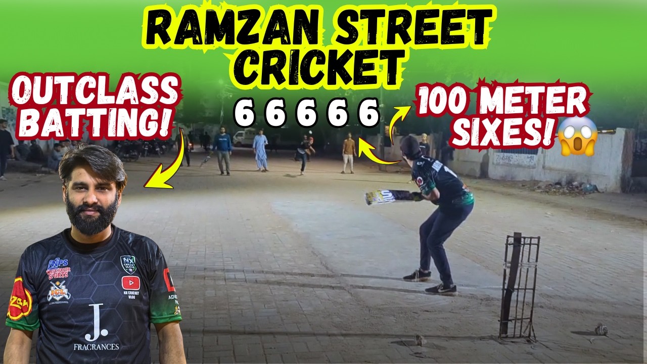 Ahmed Pasha ki Outclass Batting! 😍 I Ramzan Street Cricket