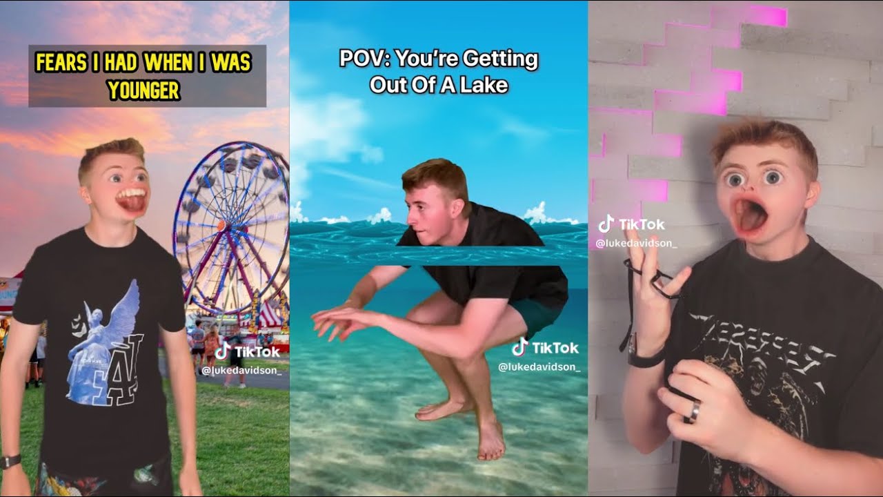 Funny Luke Davidson TikTok Videos Pt.2 | New #shorts Compilation 2023✔