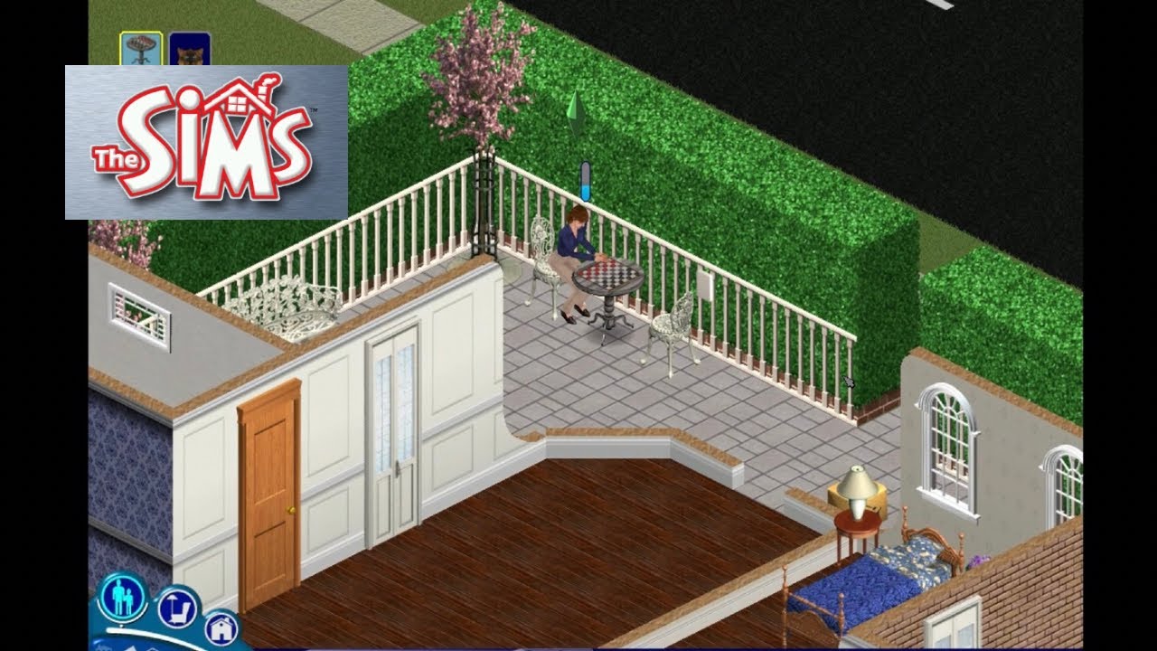London Flat Inspired New Build | Nostalgic Sims 1 Long Play (No Commentary)