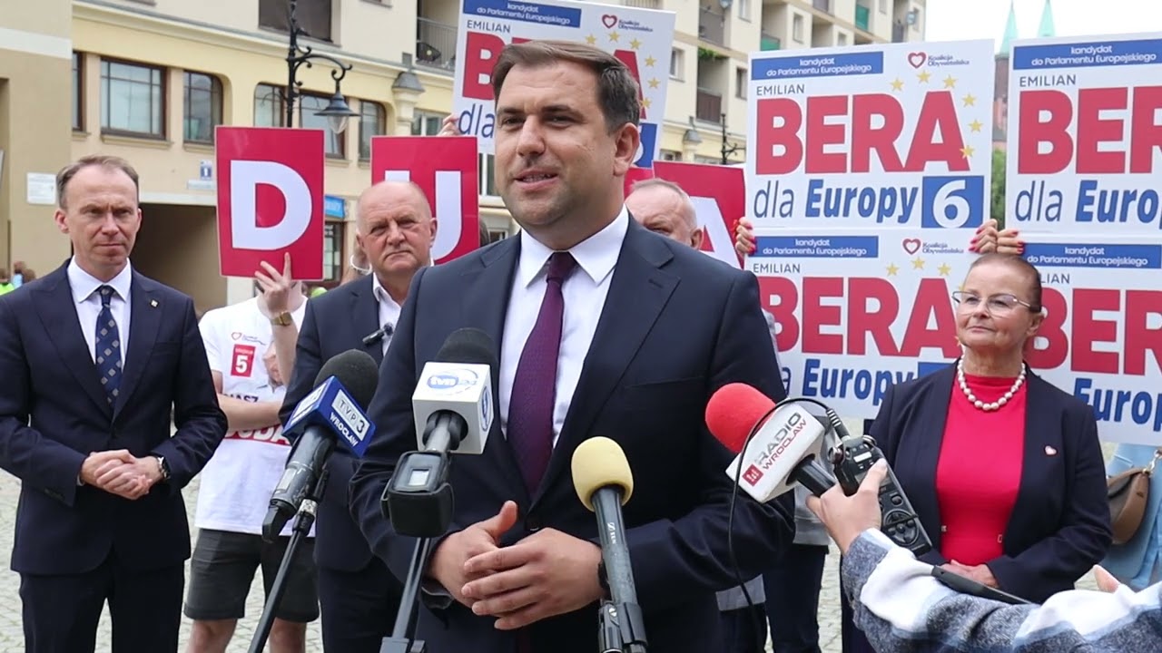Konferencja kandydatów KO do Parlamentu Europejskiego
