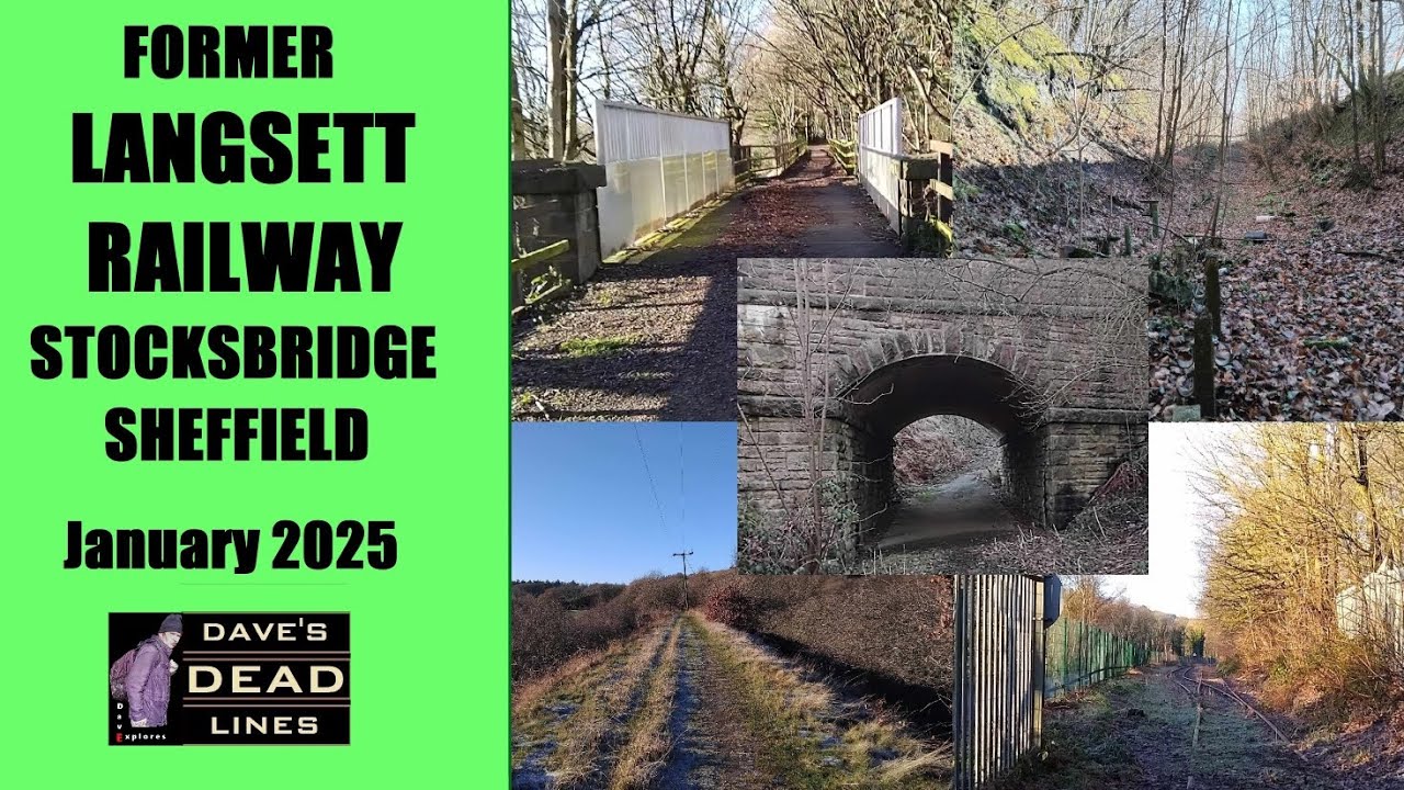 Walking old Railway line from Stocksbridge to Langsett Reservoir 