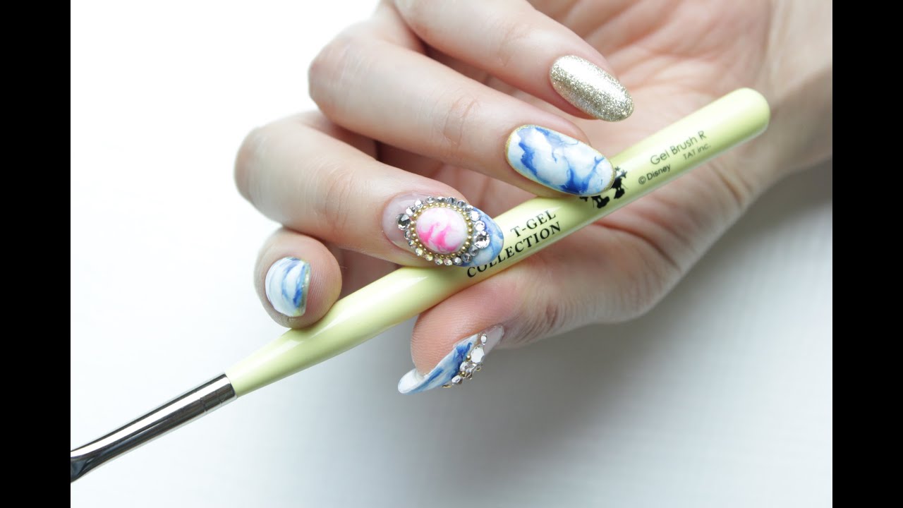 [미대의 네일컬렉션] 1화_바닷빛 대리석 네일아트 /Underwater light marble nail art /nailcollection by midae