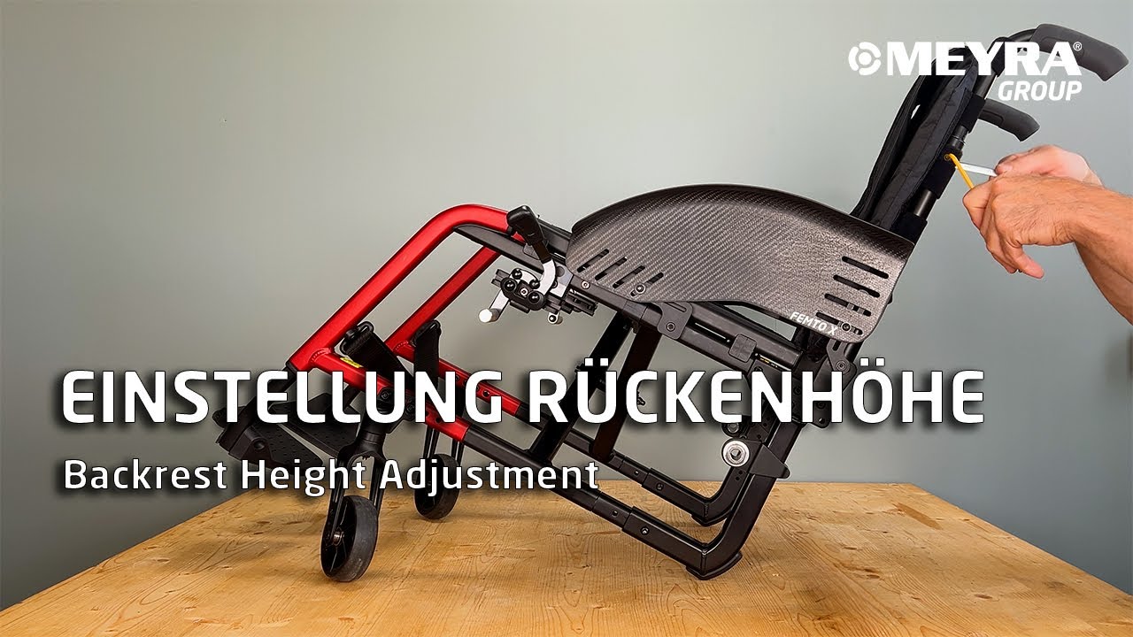 MEYRA MYCampus HOW-TO FEMTO X&S Rückenhöhe/Backrest height