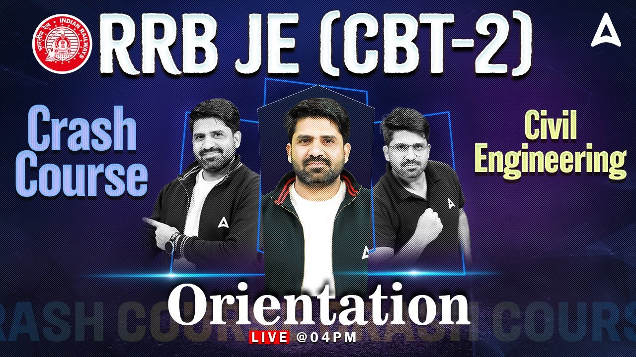 RRB JE CBT 2 | RRB JE CBT 2 Civil Engineering Orientation | By Pramod Sir