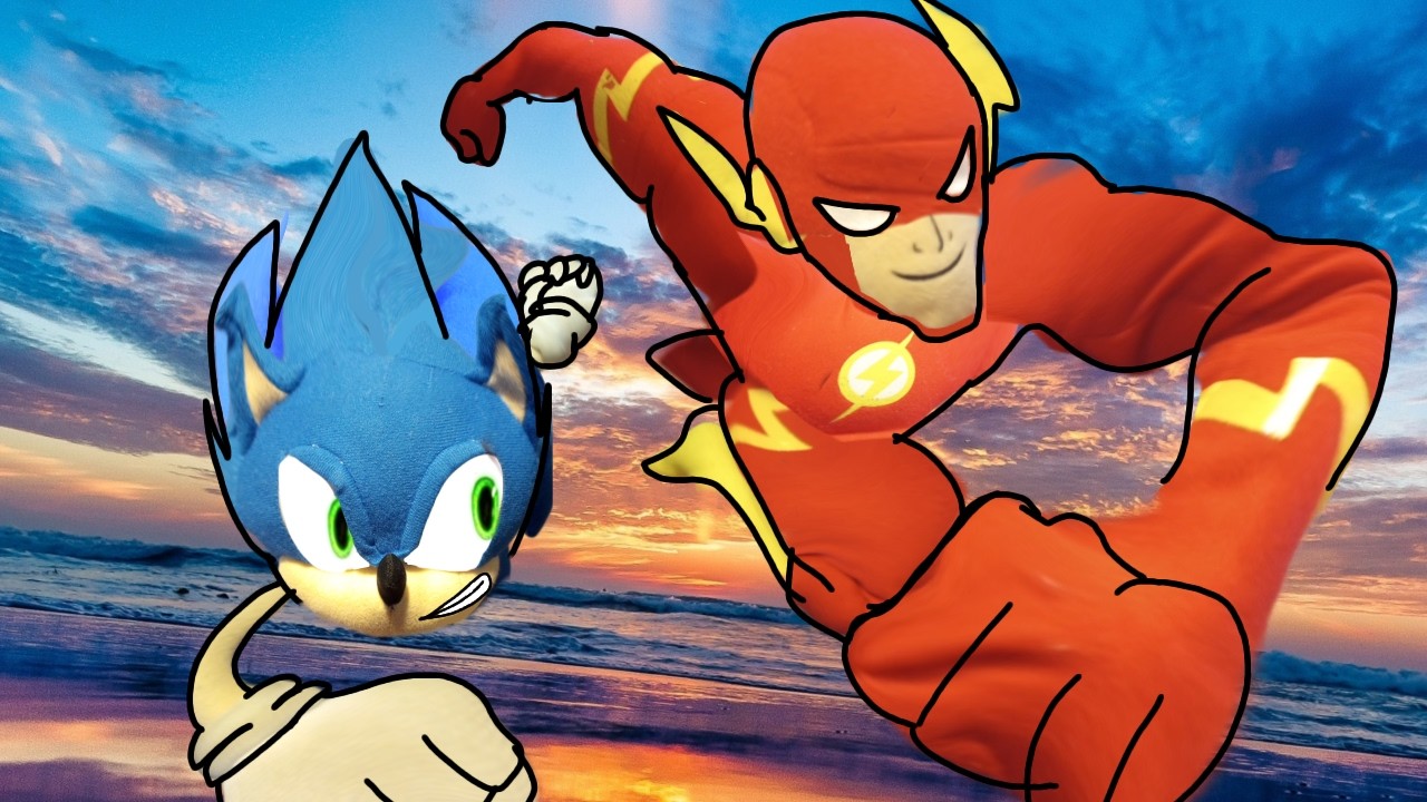 (OLD) Flash vs Sonic Battle 