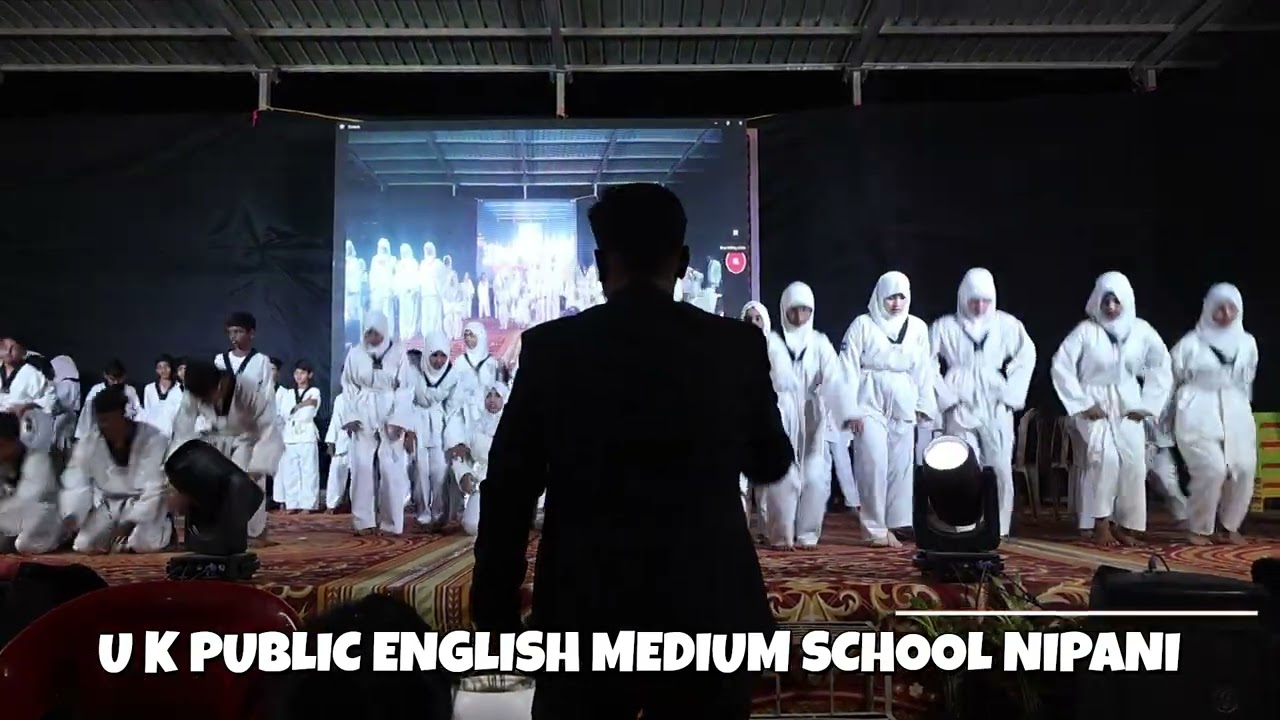 🔥 Powerful Taekwondo & Martial Arts Performance | UMANG 2025 | UK Public School Nipani 🇮🇳