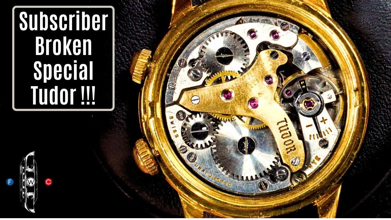 Can I Save My Subscriber's BROKEN Vintage Tudor Alarm Watch? | ASMR Watch Restoration