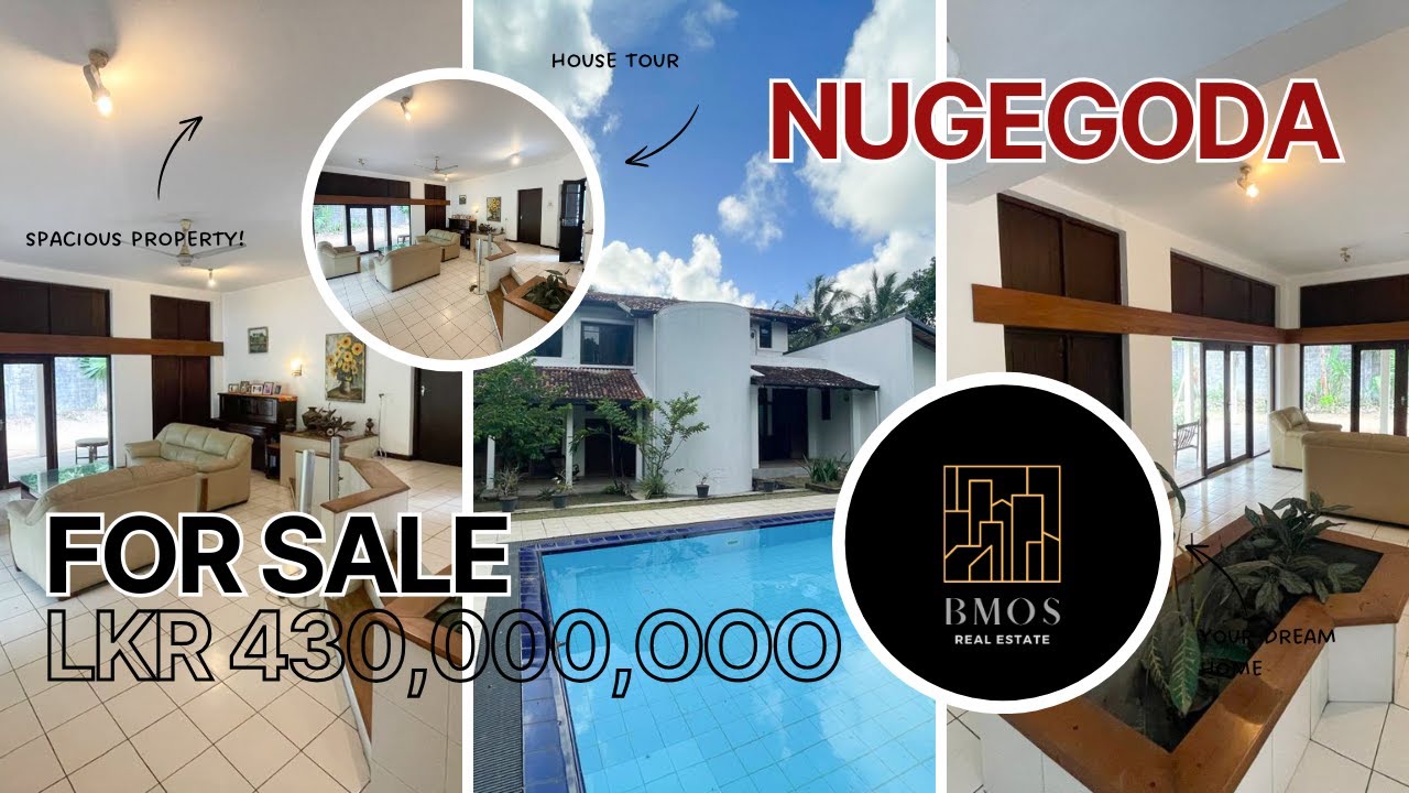Villa with a Pool for Sale in Nugegoda | Luxury Property | BMOS Real Estate