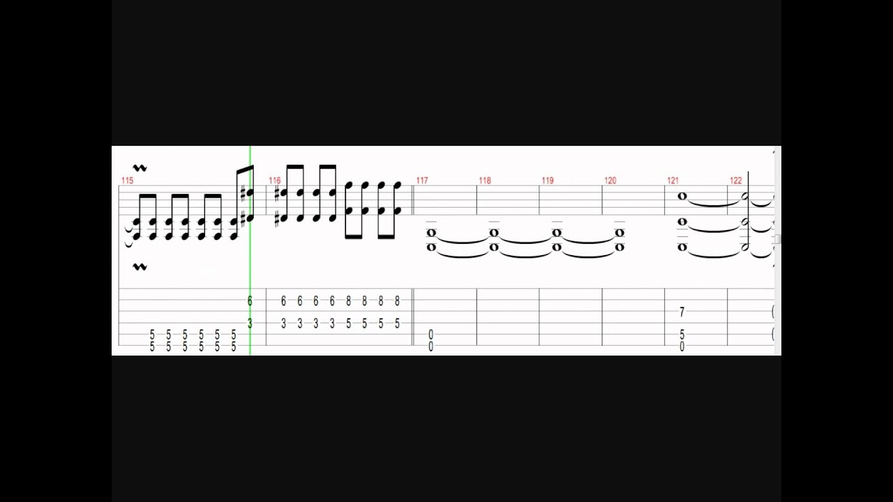 Sonic syndicate - Aftermath ( Guitar tab video)