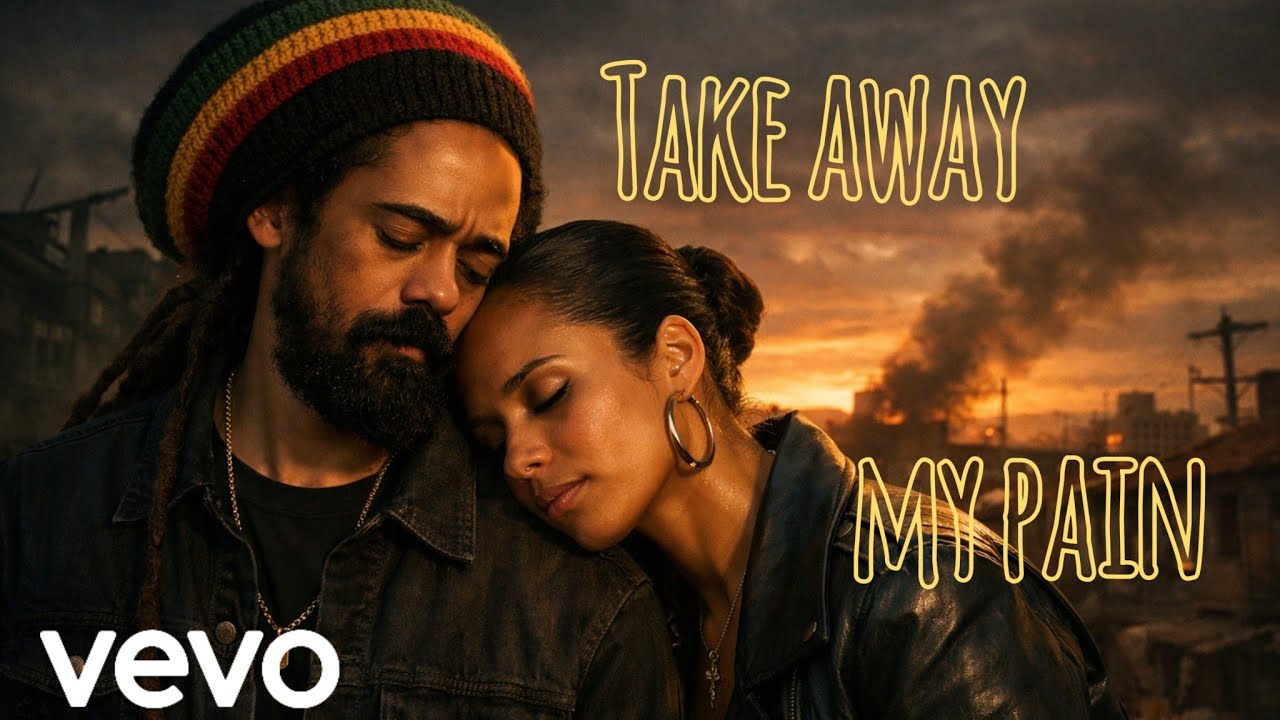 Damian Marley ft Alicia keys - Take My Pain Away (Official Gospel Lyrics Video)