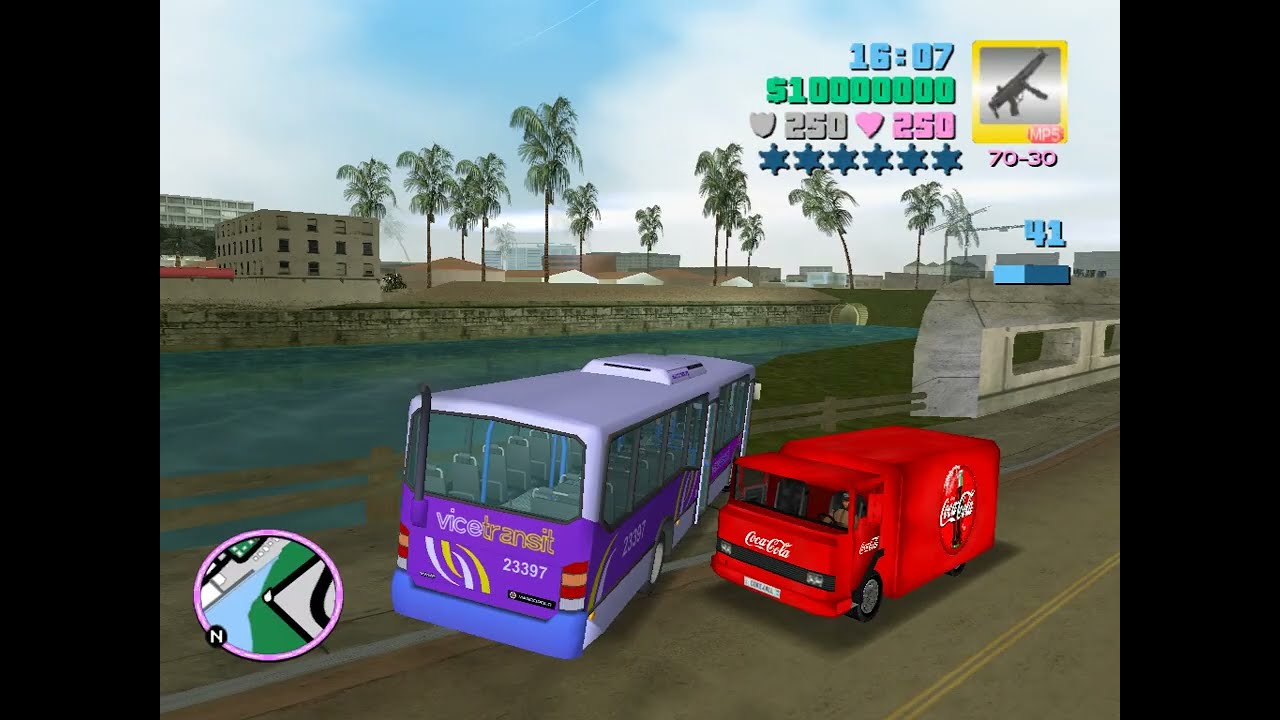GTA VICE CITY KURTLAR VADİSİ KAMİLKOÇ OTOBÜS Sürüşü Efsaneler Serisi-12